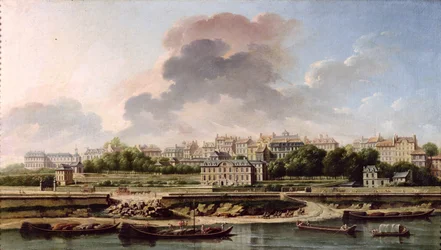 The Quay and Village of Passy in 1757